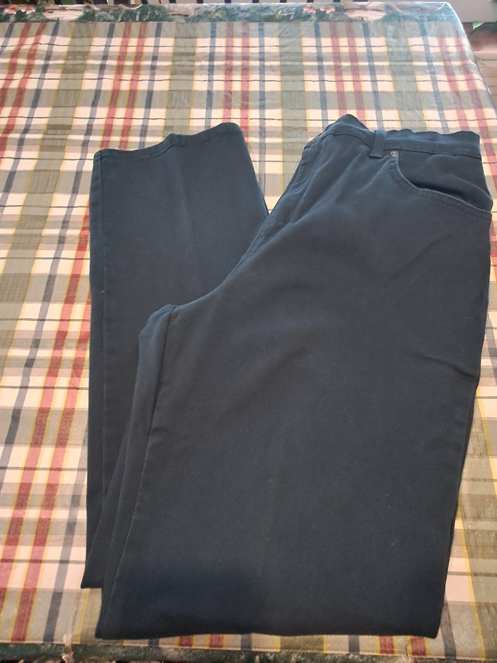 Gloria Vanderbilt Amanda Jeans Size 16 Navy Blue‎ - Picture 3 of 3